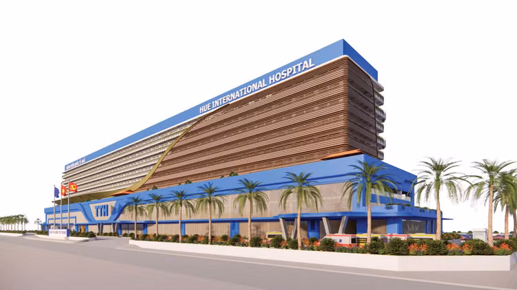Dự án Bệnh viện Quốc tế Huế do Công ty CP TTH Group là nhà đầu tư dự kiến hoàn thành vào tháng 12/2028