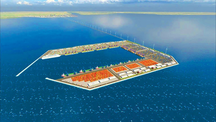 Trục kinh tế biển Trần Đề - Cù Lao Dung được xem là “cửa ngõ” mới của TP. Cần Thơ. Phối cảnh: Nhã Chi