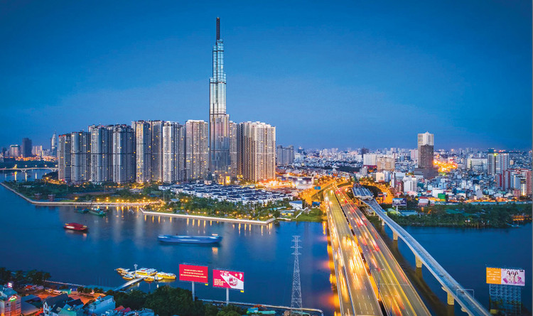 Theo dự kiến, TP.HCM sẽ tập trung phát triển thị trường vốn, quản lý tài sản, quản lý quỹ, bảo hiểm, fintech, tài chính xanh, tín chỉ carbon, sàn giao dịch chuyên biệt. Ảnh: Đông Giang