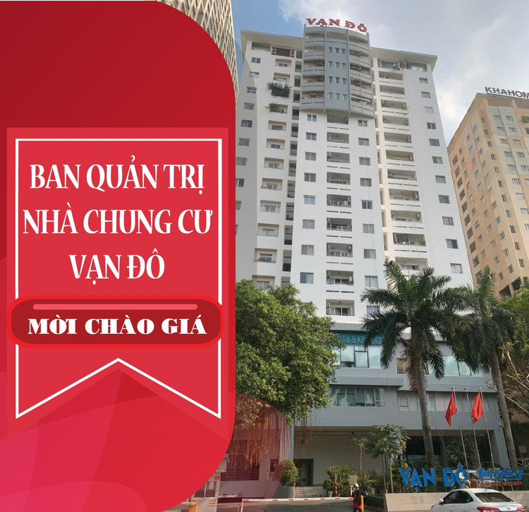 Ban Quản trị chung cư Vạn Đô thông báo