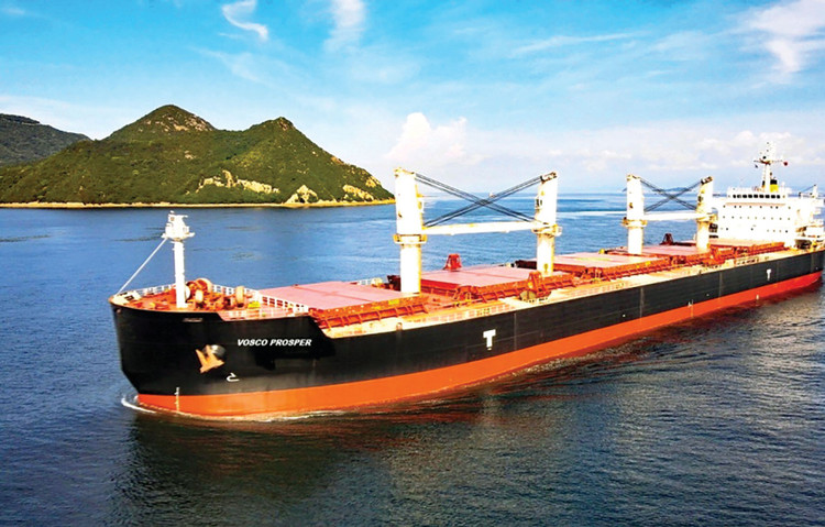 Công ty CP Vận tải biển Việt Nam (VOSCO) được thành lập năm 1970, hoạt động kinh doanh chính trong lĩnh vực vận tải biển. Ảnh: Minh Huế