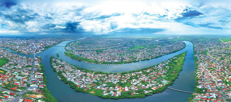 Dự án Chương trình phát triển các đô thị loại II (các đô thị xanh) - Tiểu dự án Thừa Thiên Huế có tổng mức đầu tư 2.208,213 tỷ đồng. Ảnh: Lê Tiên