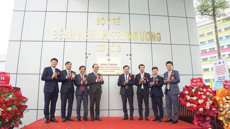 Cơ sở 2 Bệnh viện Nhi Trung ương được khánh thành ngày 19/8/2025. Ảnh: Nam Anh