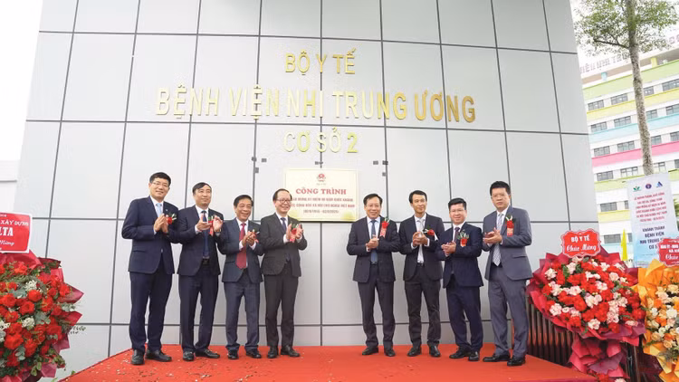 Cơ sở 2 Bệnh viện Nhi Trung ương được khánh thành ngày 19/8/2025. Ảnh: Nam Anh