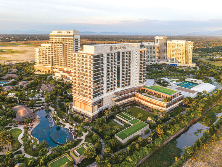 Giai đoạn 1 Khu nghỉ dưỡng Nam Hội An đã được đầu tư xây dựng nhiều hạng mục. Ảnh: Minh Hạnh