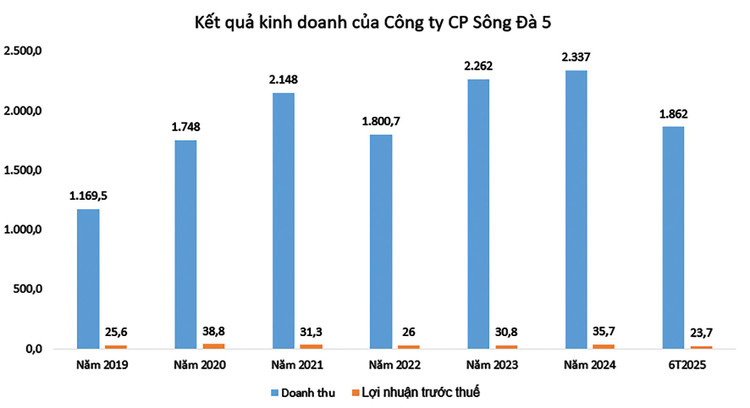 Nguồn: Báo cáo tài chính doanh nghiệp. Đơn vị tính: Tỷ đồng