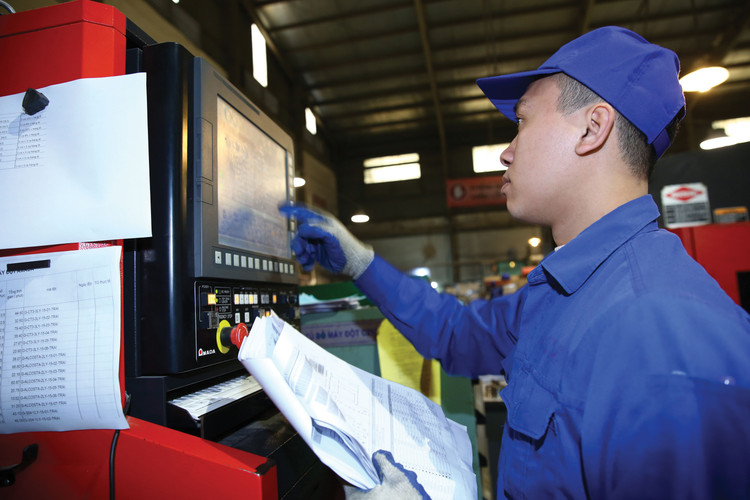 Năm 2025, chỉ số sản xuất công nghiệp (IIP) ước tăng 9,5% - mức tăng cao nhất kể từ sau đại dịch Covid-19. Ảnh: Lê Tiên