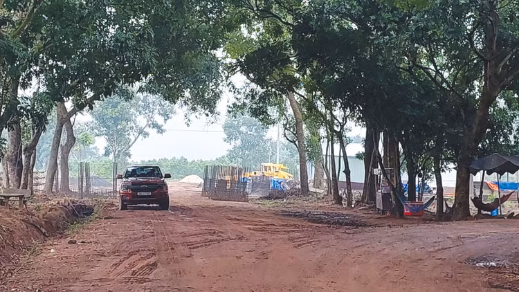 Mặt bằng Gói thầu số 22 thuộc Dự án Khu tái định cư tại phường Tam Phước (Đồng Nai). Ảnh: Minh Hạnh