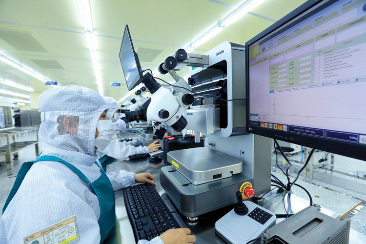 Danh mục công nghệ chiến lược và sản phẩm công nghệ chiến lược bao gồm các ngành như chip bán dẫn, trí tuệ nhân tạo, lượng tử, năng lượng, hàng không vũ trụ… Ảnh: Tuấn Anh