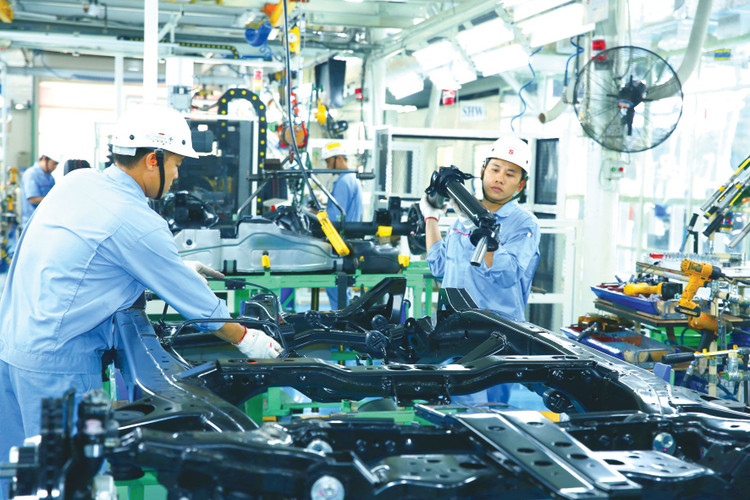 Tổng vốn đầu tư nước ngoài đăng ký vào Việt Nam tính đến ngày 31/7/2025 đạt 24,09 tỷ USD, tăng 27,3% so với cùng kỳ năm trước. Ảnh: Lê Tiên