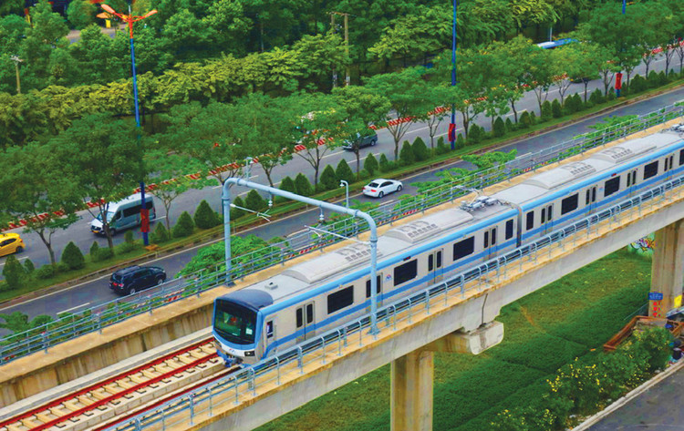 Dự thảo Nghị định bổ sung mức phí bảo hiểm và mức khấu trừ bảo hiểm công trình trong thời gian xây dựng của đường tàu điện ngầm/metro. Ảnh: Song Lê