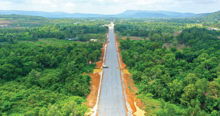 Theo đề xuất, Dự án cao tốc Pleiku - Buôn Ma Thuột - Gia Nghĩa có chiều dài khoảng 257 km. Minh họa: Chiến Thắng