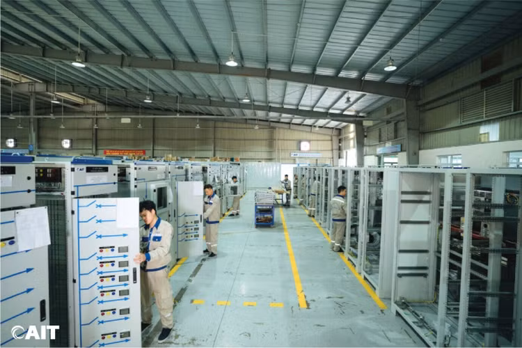 Tính đến cuối năm 2024, Nhà máy Sản xuất tủ điện AIT đã xuất xưởng hơn 11.300 tủ điện