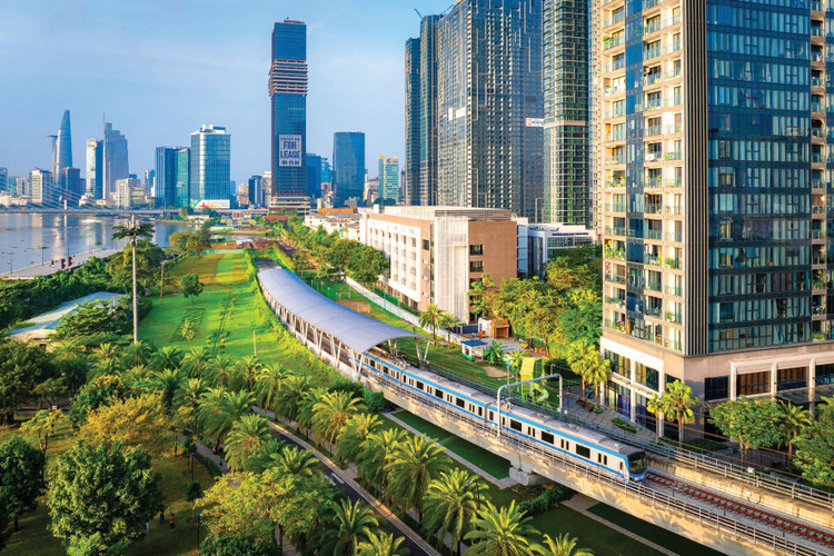 TP.HCM đang từng bước hiện thực hóa giấc mơ trở thành một đô thị hiện đại, phát triển bền vững. Ảnh: Đông Giang