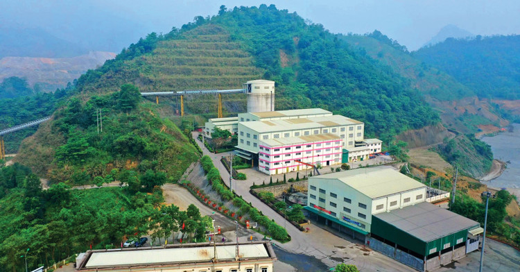 Công ty CP Đồng Tả Phời - Vinacomin được thành lập vào tháng 1/2009, là chủ sở hữu Nhà máy Tuyển đồng Tả Phời tại xã Tả Phời, tỉnh Lào Cai. Ảnh: Công Lý
