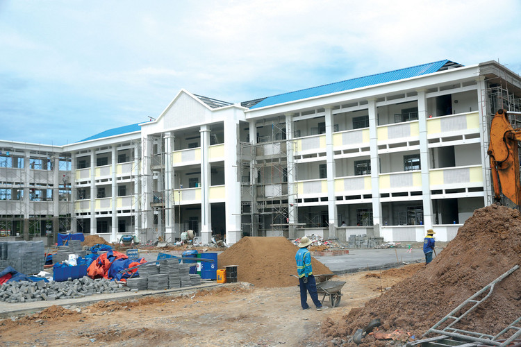 Gói thầu số 9 Xây lắp Trường Tiểu học Quang Vinh vừa được mở thầu với 1 nhà thầu nộp hồ sơ dự thầu. Minh họa: Nhã Chi