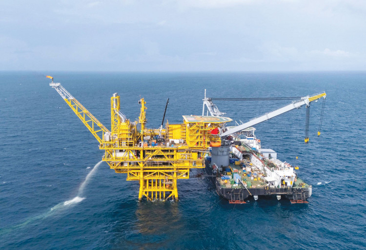 Dự án Phát triển mỏ Kình Ngư Trắng - Kình Ngư Trắng Nam là biểu tượng của khát vọng vươn khơi, của tinh thần lao động bền bỉ, sáng tạo và quả cảm của người lao động Petrovietnam