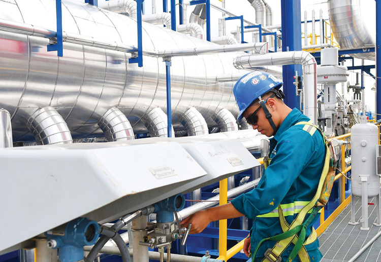 Dự án Nhà máy Nhiệt điện Nhơn Trạch 3 và Nhơn Trạch 4 đang gặp vướng mắc về cơ chế chuyển ngang giá khí vào giá điện. Ảnh: Duy Tình