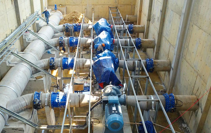 Gói thầu Thi công xây dựng công trình có giá dự toán 48,931 tỷ đồng, thuộc Dự án Nâng cấp trạm bơm Ông Ích Khiêm (giai đoạn 2). Ảnh minh họa: Hoàng Hiệp