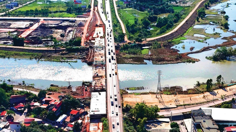 Cầu Xương Giang dự kiến được hợp long vào ngày 28/11/2025. Ảnh: BN