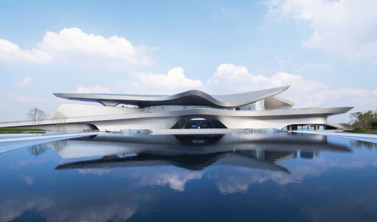 Chengdu Science Fiction Museum lấy cảm hứng từ hình ảnh “đám mây xoáy”