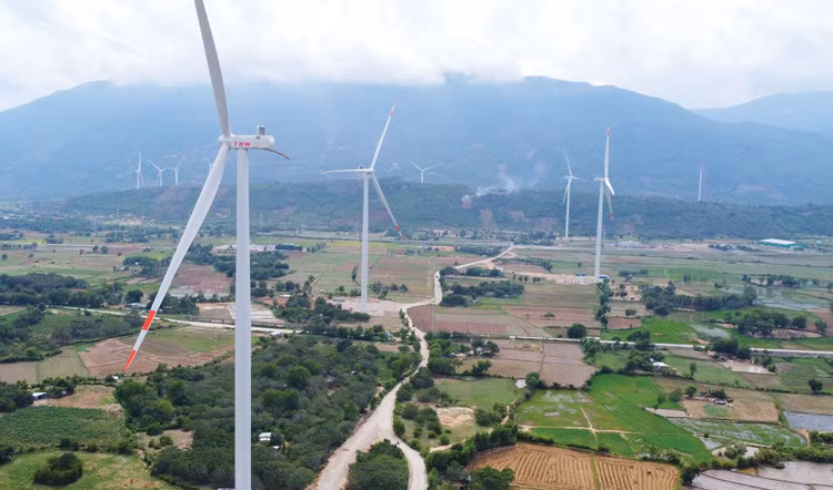 Nhiều dự án điện gió sẽ được khởi công vào dịp 19/12/2025. Ảnh: Phú An
