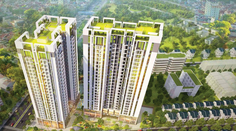 Doanh thu năm 2026 của Công ty CP Đầu tư và Xây dựng HUD1 phụ thuộc vào hoạt động xây dựng trong khi các dự án bất động sản chưa mang lại nguồn thu. Ảnh HUD1