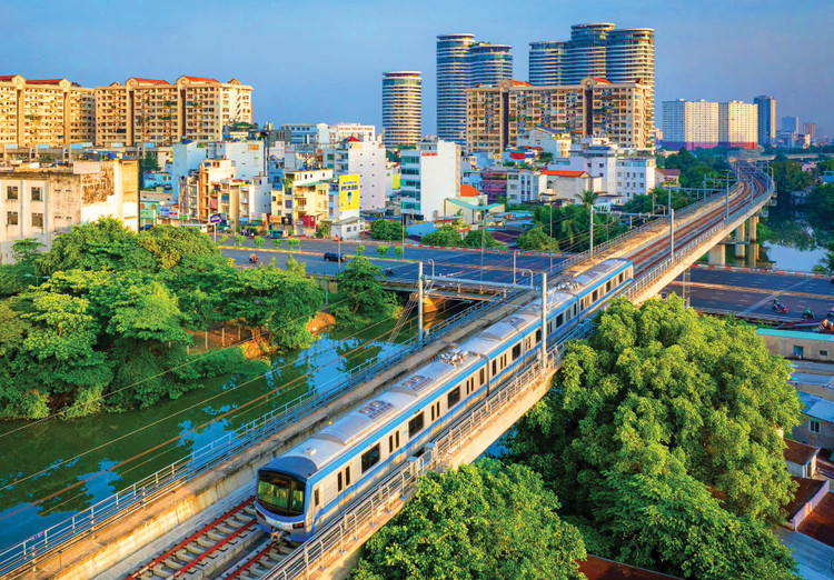 Hà Nội và TP.HCM đang nghiên cứu triển khai mô hình TOD (phát triển đô thị theo định hướng giao thông công cộng) đối với một số tuyến metro nhằm giảm áp lực đầu tư cho ngân sách nhà nước. Ảnh: Lê Chiến Thắng