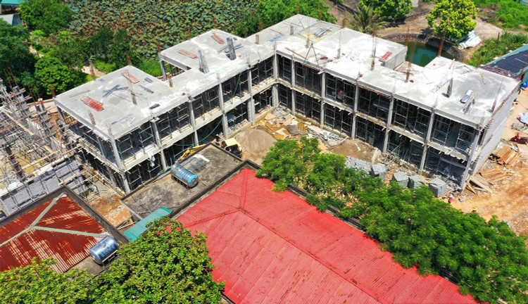 Gói thầu Thi công xây dựng thuộc Dự án Trường THCS Thuận Hưng có giá 35,645 tỷ đồng, là công trình dân dụng cấp III. Ảnh minh họa: Nhã Chi