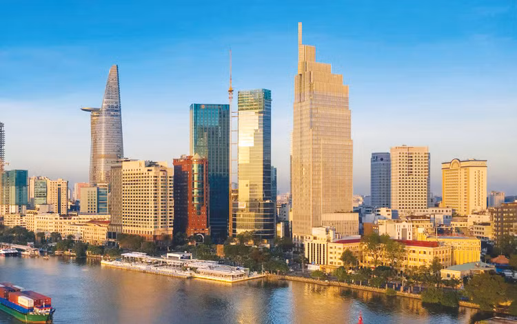 Trung tâm tài chính quốc tế tại TP.HCM tập trung phát triển thị trường vốn gắn với dịch vụ quản lý tài sản, quản lý quỹ, bảo hiểm, các sản phẩm tài chính, phái sinh tài chính. Ảnh minh họa: Tiên Giang