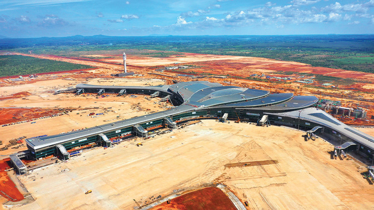 Dự án thành phần 3 - Các công trình thiết yếu trong Cảng hàng không quốc tế Long Thành có tổng mức đầu tư hơn 99.000 tỷ đồng. Ảnh: Tiên Giang