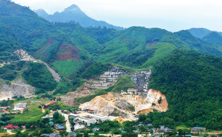 Việc sửa đổi Luật Địa chất và khoáng sản nhằm kịp thời tháo gỡ vướng mắc về cơ chế cấp phép, khai thác, sử dụng khoáng sản phục vụ xây dựng… Ảnh: Nhã Chi
