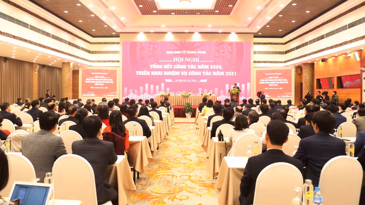 Ngày 5/1, Ban Kinh tế Trung ương tổ chức Hội nghị Tổng kết công tác năm 2020, triển khai nhiệm vụ năm 2021.