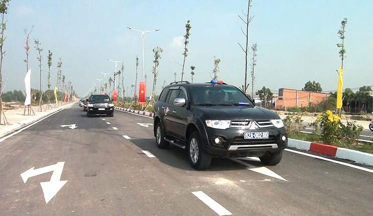 Đường 3/2 nối dài tại thị trấn Hậu Nghĩa, huyện Đức Hòa, tỉnh Long An. Ảnh internet