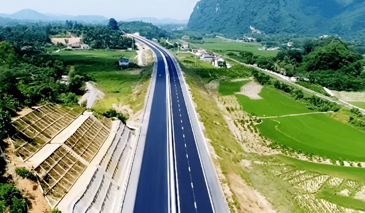 Phối cảnh cao tốc Hòa Bình - Mộc Châu giai đoạn 1. Ảnh: internet