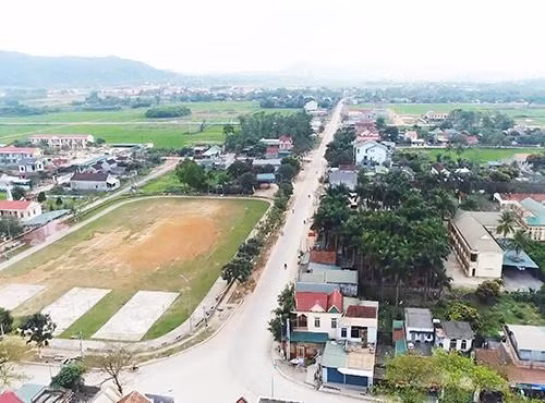 Trung tâm thị trấn Nghĩa Đàn, Nghệ An (ảnh internet)