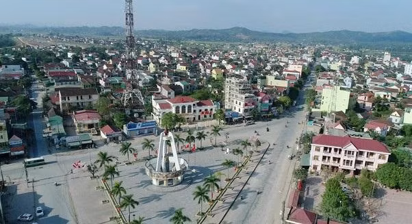 Một góc thị trấn Đô Lương, Nghệ An (ảnh internet)