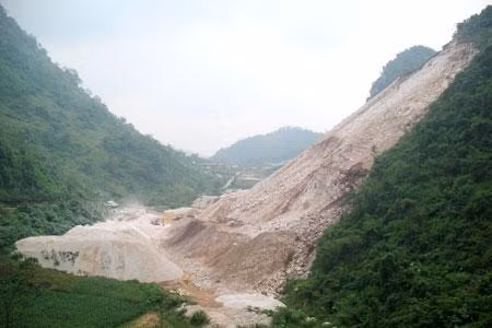 Công ty TNHH Hợp Nhất đã trúng đấu giá quyền khai thác mỏ đá vôi Pác Keng (Bắc Kạn) Ảnh minh họa trên internet