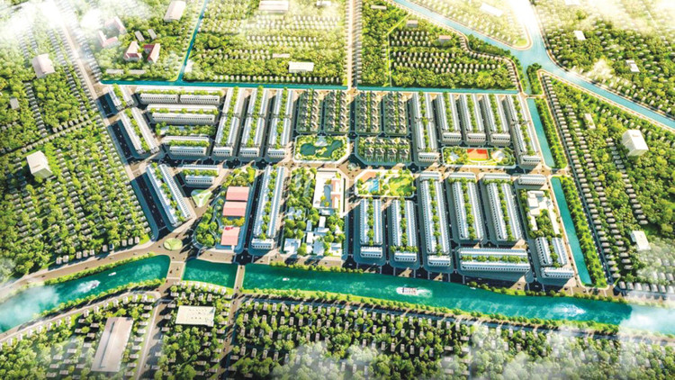 Dự án Khu đô thị mới Khu vực 4, Phường V, TP. Vị Thanh, tỉnh Hậu Giang có tổng diện tích quy hoạch 27,6 ha