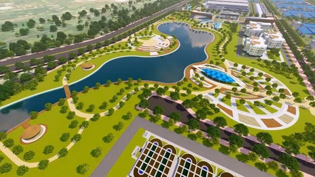 Quy mô sử dụng đất của Dự án Đầu tư xây dựng và kinh doanh kết cấu hạ tầng Khu công nghiệp Nam Tân Lập, tỉnh Long An là 244,74 ha