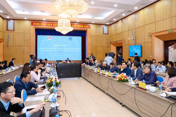 Hội thảo Tham vấn ý kiến đối với Quy hoạch Thủ đô Hà Nội thời kỳ 2021 - 2030, tầm nhìn đến năm 2050