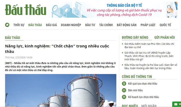 Đẩy mạnh truyền thông công khai, minh bạch thông tin về đấu thầu