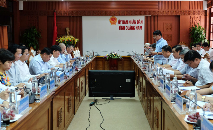 Đoàn công tác của Bộ Kế hoạch và Đầu tư do Bộ trưởng Nguyễn Chí Dũng dẫn đầu làm việc với lãnh đạo tỉnh Quảng Nam