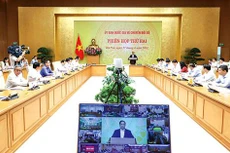 Thủ tướng Phạm Minh Chính chủ trì phiên họp thứ 2 của Ủy ban Quốc gia về chuyển đổi số. Ảnh: Nhật Bắc