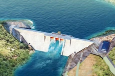 Gói thầu số 22 Đường thi công kết hợp quản lý thuộc Dự án Hồ chứa nước Sông Chò 1 có giá trúng thầu là 80,6 tỷ đồng. Ảnh Internet