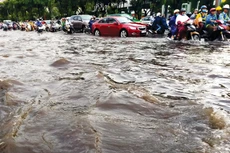 Dự án Cải thiện hệ thống thoát nước, nước thải và thích ứng với biến đổi khí hậu tại lưu vực Tây Sài Gòn có tổng mức đầu tư khoảng 8.192 tỷ đồng. Ảnh: Song Lê