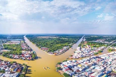 Dự án Khu đô thị mới Ngã Bảy 3 được thực hiện trên diện tích 267.470 m2 tại TP. Ngã Bảy, tỉnh Hậu Giang. Ảnh: Hưng Trần
