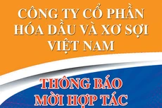 Công ty CP Hóa dầu và Xơ sợi Việt Nam thông báo mời hợp tác