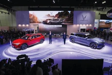 Vinfast gây ấn tượng khi tham dự Triển lãm Điện tử tiêu dùng (CES) 2022 tại Las Vegas (Mỹ) với việc trình làng nhiều mẫu ô tô điện. Ảnh: Đông Giang
