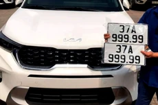 Giá khởi điểm của biển số xe đưa ra đấu giá áp dụng cho Vùng 1 (gồm Hà Nội, TP. HCM) là 40 triệu đồng; Vùng 2 (các địa phương còn lại) là 20 triệu đồng. Ảnh minh họa: Hữu Tuyến